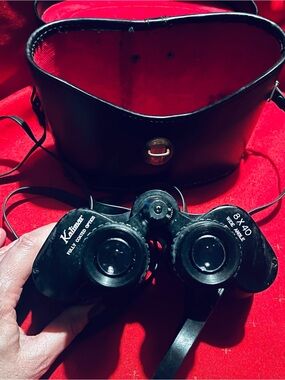 Vintage Kalimar 8x40 Binoculars in Black Case